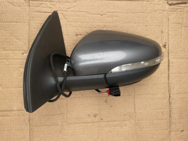 VW GOLF MK6 08-15 LEFT PASSENGER SIDE FRONT DOOR ELECTRIC WING MIRROR E1021025 - Image 3