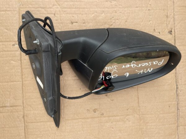 VW GOLF MK6 08-15 LEFT PASSENGER SIDE FRONT DOOR ELECTRIC WING MIRROR E1021025 - Image 5