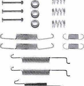 AUDI SEAT SKODA VW REAR AXLE 1995 2017 BRAKE DRUM SHOES FITTING KIT PAGID X0053