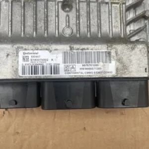 Alternative view of CITROËN PEUGEOT 207 3008 5008 ENGINE CONTROL UNIT MODULE 9676761080 S180075002K