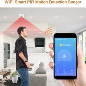 Alternative view of Pir Motion Sensor,Infrared Motion Detector with All-round, Blindspot-free