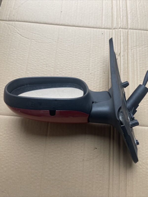 RENAULT MEGANE I CLIO II LEFT PASSENGER SIDE DOOR MANUAL WING MIRROR E2018011 - Image 7