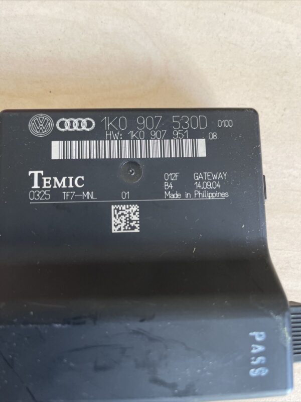 1K0907951 GENUINE VW GOLF MK5 GATEWAY CONTROL MODULE UNIT OEM 1K0907530D - Image 2