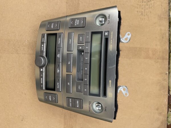 TOYOTA AVENSIS T250 04-08 AUDIO SYSTEM RADIO CD HEAD UNIT AIR CLIMATE 8612005080 - Image 2