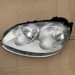 Alternative view of VW GOLF V 03-09 FRONT LEFT PASSENGER SIDE HEADLIGHT LAMP 1LG24700711 1K6941005Q