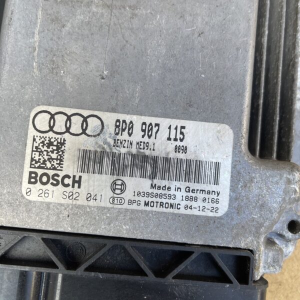 AUDI A3 ECU ENGINE CONTROL MODUL UNIT 8P0907115 0261S02041 1039S08593 - Image 2