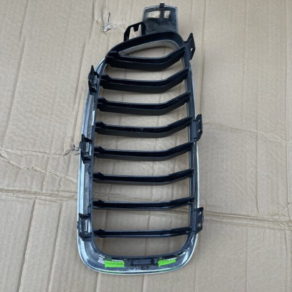 BMW 3 SERIES 11-18 FRONT LEFT BUMPER UPPER RADIATOR GRILL 18801310 51137255411 - Image 5