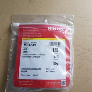 Alternative view of CHEVROLET DAEWOO VAUXHALL REAR BRAKE SHOE ACCESSORY & FITTING KITS MINTEX MBA849
