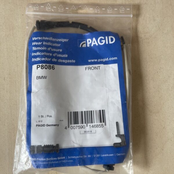 PAGID P8086 Brake Pad Wear Indicator Sensor Fits BMW Front - Image 2