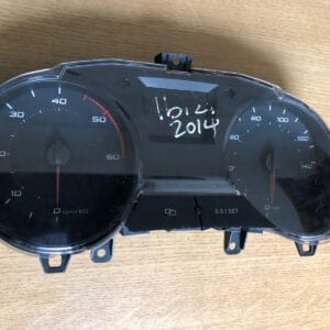 Alternative view of SEAT IBIZA IV 6J,6P SPEEDOMETER INSTRUMENT CLUSTER CLOCK OEM A2C53332250