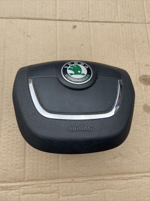 SKODA OCTAVIA MK2 (1Z) 09-13 DRIVER STEERING WHEEL AIRBAG 1Z0880201AH 62218052A - Image 2