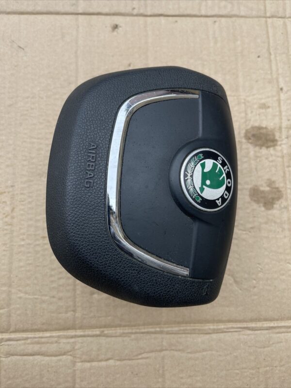 SKODA OCTAVIA MK2 (1Z) 09-13 DRIVER STEERING WHEEL AIRBAG 1Z0880201AH 62218052A - Image 3