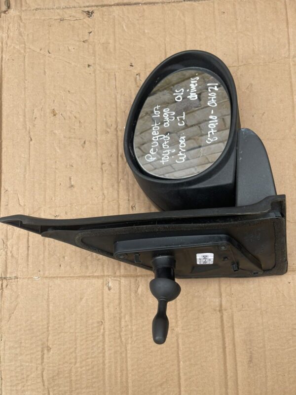 TOYOTA AYGO CITROEN C1 RIGHT DRIVER SIDE DOOR MANUEL WING MIRROR 879100H021 - Image 5