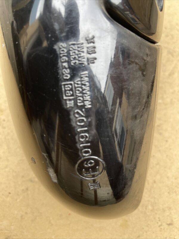 TOYOTA CELICA FRONT RIGHT SIDE DRIVER DOOR ELECTRIC WING MIRROR OEM E6019102 - Image 2